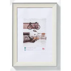 Walther Design EN030C, Einzelbilderrahmen, Glas, Polystyrene, Cremefarben, Wand,