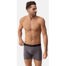 Danish Endurance Boxershorts Merino Trunks in Black/Grey | Gr.: XL