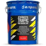 Denios AMPERE TRAFFIC PAINT Straßenmarkierungsfarbe Traffic Paint 5kg rot Road Marking Paint