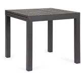 Gartenesstisch Cliv Aluminium, modern ausziehbar, anthrazit, für 4–6 Personen
