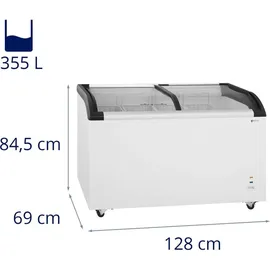 Royal Catering RCFZ-355 Gefriertruhe 355 L