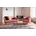 2-Sitzer HOME AFFAIRE rosa rose B 154cm H 78cm T 87cm Samtoptik 100 Sofas auf Rückseite der Rückenlehne