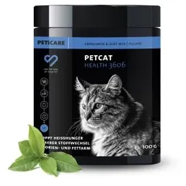 Peticare Diät Schlank Vital Pulver für Katzen 100 g