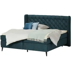 switch Boxspringbett  Madison ¦ blau ¦ Maße (cm): B: 177 H: 122