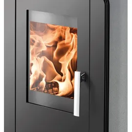 Haas + Sohn Aruba 220.17-ST Stahl Perl-Schwarz/Abdeckplatte Quarzit Grau