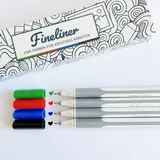 teachly Fineliner Basic 4er Set