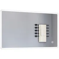 Meykoers Badspiegel LED Spiegel 60 x 80 cm Badzimmerspiegel