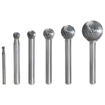 KS Tools HM Kugel-Frässtift Form D 6 mm