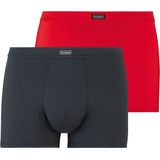 bruno banani Boxershorts, 2er-Pack, Gr. M, rot//schwarz, / 58412160-M