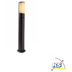 Deko-Light LED Sensor-Stehleuchte BEACON III MOTION, IP44, Höhe 70cm, 6.5W 3000K 290lm 120°, Verkehrsgrau D-733008