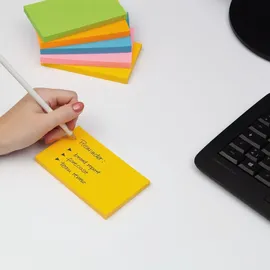 Sigel BA127 125 mm x 75 mm Blau, Grün, Orange, Pink 600 Blatt