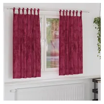 vidaXL Vorhang, Samtvorhänge 140 cm Samt
