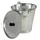 Buri Putzeimer Zinkeimer 12L Silber