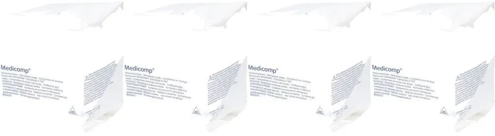 Hartmann Medicomp® Vliesstoffkompressen 4-lagig 10 x 10 cm