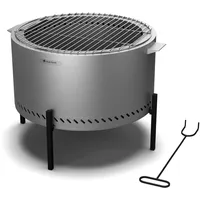 Blumfeldt Feuerschale Ø 60 cm Edelstahl Silber