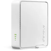 devolo WiFi 6 Repeater 5400, WLAN Repeater, bis zu 5.400 Mbit/s, Mesh WLAN Verstärker, Access Point, WiFi Extender, 2x Gigabit LAN Anschluss, weiß