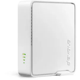devolo WiFi 6 Repeater 5400, WLAN Repeater, bis zu 5.400 Mbit/s, Mesh WLAN Verstärker, Access Point, WiFi Extender, 2x Gigabit LAN Anschluss, weiß