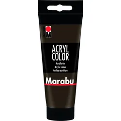 Marabu 120150045 Marabu-AcrylColor 045, 100 ml, dunkelbraun