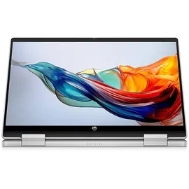 HP Pavilion x360 14-ek1355ng, Convertible, mit 14 Zoll Display Touchscreen, Intel® CoreTM i5 i5-1335U Prozessor, 16 GB RAM, 512 SSD, Iris® Xe, Silber, Windows 11 Home (64 Bit)