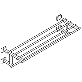 Grohe Essentials Cube Badetuchhalter Hard Graphite 40512AL1