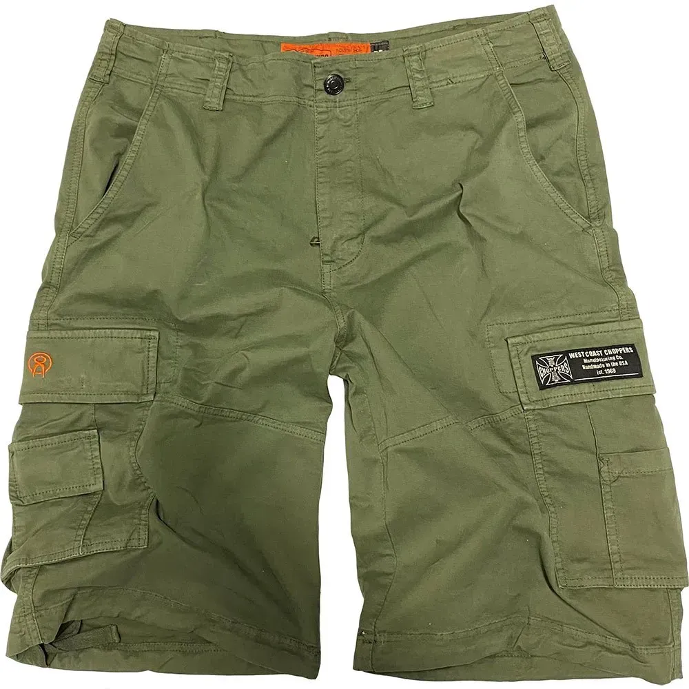 West Coast Choppers Cfl Cargo Kurze Hose - Vintage Olive Green - S