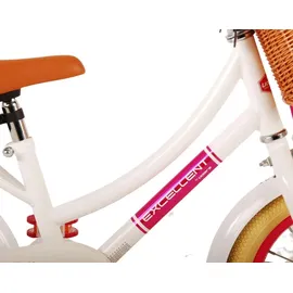 Volare Excellent 14" RH 23 cm weiß/pink 1-Gang Rücktrittbremse