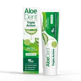 Aloe Dent AloeDent Triple Action Aloe Vera Fluoride-frei Zahnpasta, 1er Pack (1 x 100 ml)