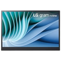 LG gram +view 40,6cm (16") 16:10 IPS WQXGA Monitor USB-C 350cd/m2 16MR70.ASDWU