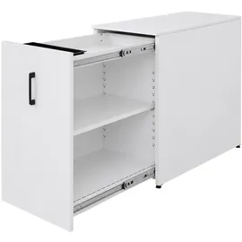 Mendler HWC-Q27 Büroschrank 74x43x80cm weiß