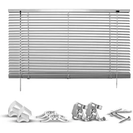 Good Life Klemmfix-Jalousie Matti 160 x 160 cm Silber