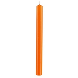 Kopschitz Kerzen Tafelkerze Stabkerzen Mandarin 250 x Ø 22 mm, 10 Stück