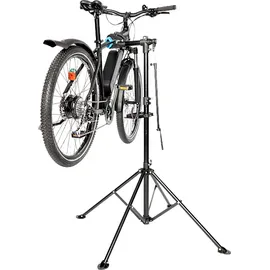 Fischer Montageständer Premium schwarz, höhenverstellbar, 360° drehbar, bis 35kg