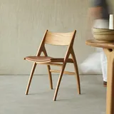 Clara - Stuhl aus Eiche und Leder