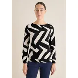 Cecil Langarmshirt in light greige | Gr.: XL