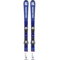 SALOMON Kinder All-Mountain Ski L S/RACE Jr M + L6, Race Blue/White/, 140