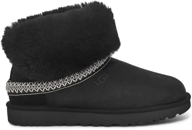UGG CLASSIC SHORT CRESCENT Stiefel 2026 black - 37