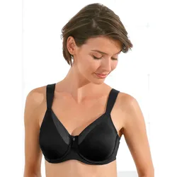 Minimizer-BH TRIUMPH, Damen, Gr. 85, Cup E, schwarz, 65% Polyamid, 26% Elasthan, 9% Polyester, BHs Bügel-BH Minimizer-BH BH