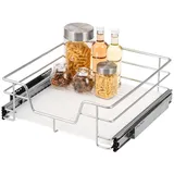 bremermann Teleskopschublade chrom Metall, 47x14x44 cm Küchenzubehör
