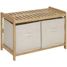 5five simply smart Aufbewahrungsbank Tidy Box 66,8 x 35 cm 2-tlg. braun