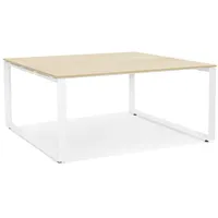 KADIMA DESIGN Bürotisch 160x160 cm | Quadratisch Co-Working Homeoffice
