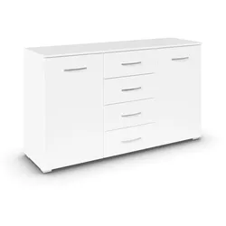 rauch Kommode »Aditio« - 140x42x81cm - weiß - Holz / Holz