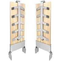 FIVMEN Räucherbrett Flammlachsbretter Räucherbrett Flammlachs Brett 2/4er-Set, (2-St), mit Stabiler Edelstahl-Halterung für Lachsfilet, Feuerschale & Grill