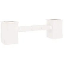 vidaXL Gartenbank 184,5 x 39,5 x 56,5 cm Weiß
