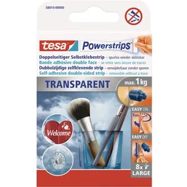 Tesa Klebestreifen Transparent Large 8 St.