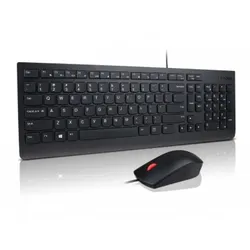 Lenovo Lenovo Essential Wired Combo - Tastatur- USB Tastatur, Maus-Set  Deutsch, QWERTZ, Windows® Sc