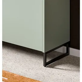 inn.furn Schuhkipper 110 x 94 cm mit zusätzlichem Stauraum Soft-Close grün / grün