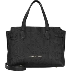 Valentino Pansy Shopper Polyurethan Black