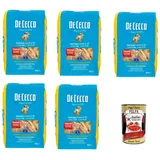 De Cecco Mafalde Corte N.32 100% Italienisch Pasta Nudeln 5x 500g+Polpa 400g