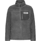 Oxmo Plüschjacke Damen Grau XS