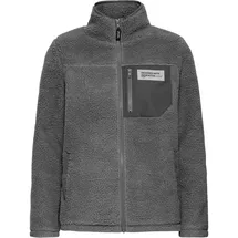 Oxmo Plüschjacke OXAbby in grau | Gr.: XS